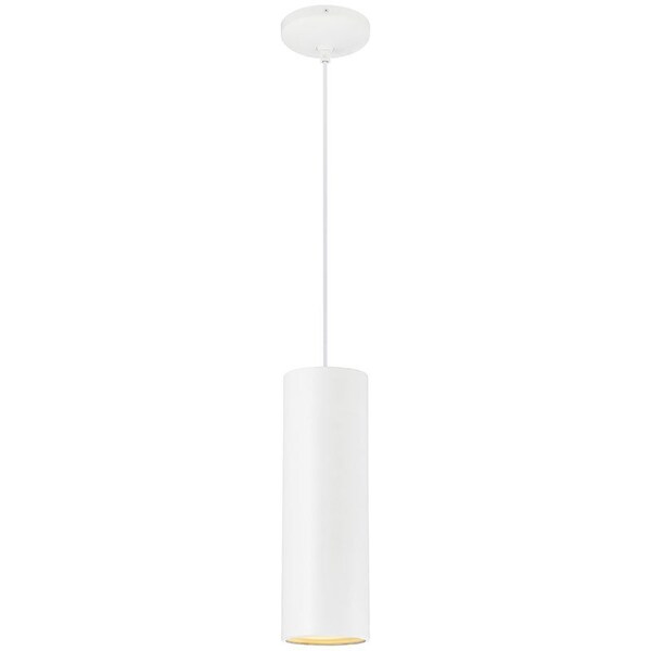 Access Lighting Pilson, Pendant, Matte White Finish, Steel 29002-MWH-C - main